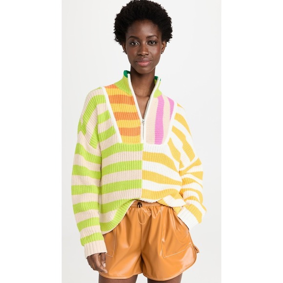 STAUD Sweater Capri Striped Hampton - Picture 1 of 11
